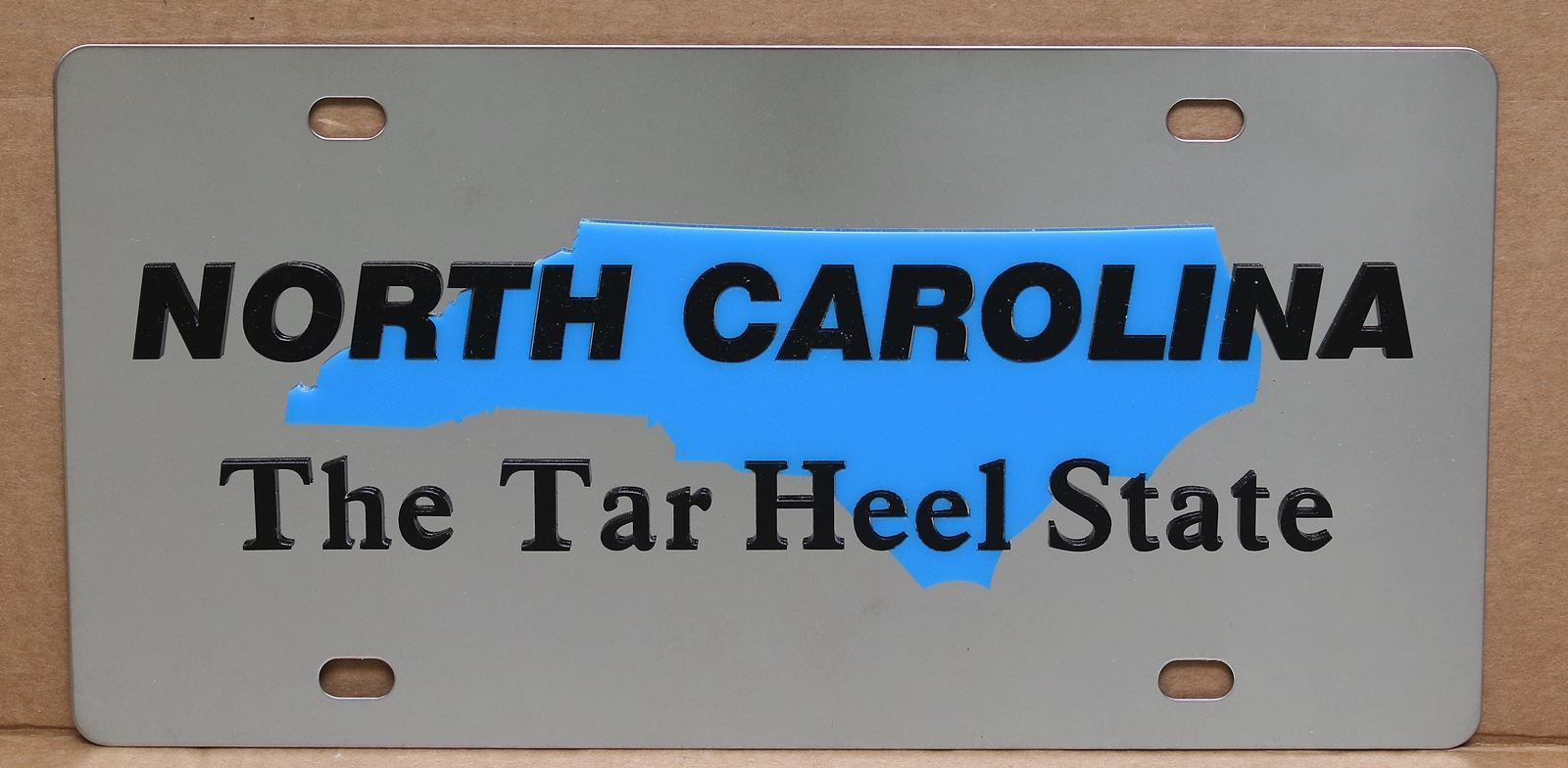 North Carolina the Tar Heel state vanity licens...